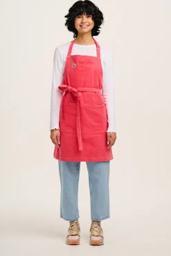 Fashion Ada - Corduroy Apron in Bubblegum Pink All Accessories|All Workwear