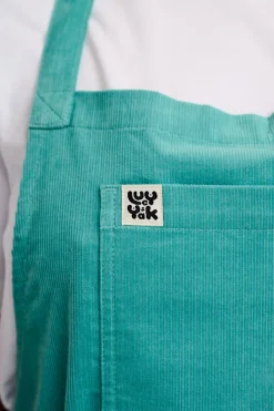 Best Ada - Corduroy Apron in Jade Green All Accessories|All Workwear