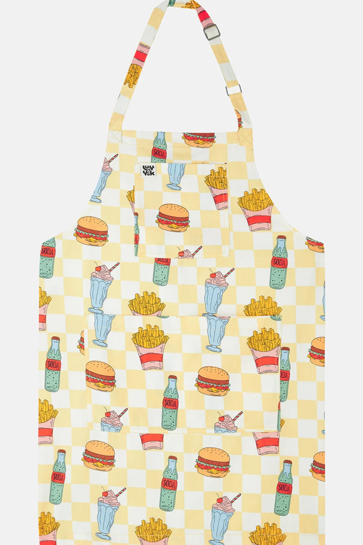 Best Ada - Cotton Apron in Fizzy Pop Print All Accessories|All Workwear
