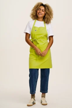 Online Ada - Cotton Apron in Lime All Accessories|All Workwear