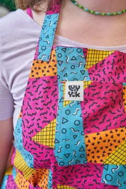 Best Ada - Cotton Apron in Memphis Print All Accessories|Aprons