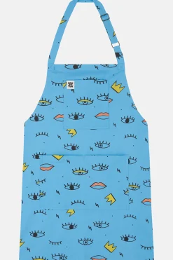 Hot Ada - Cotton Apron in Oko Eyes Print All Accessories|Aprons