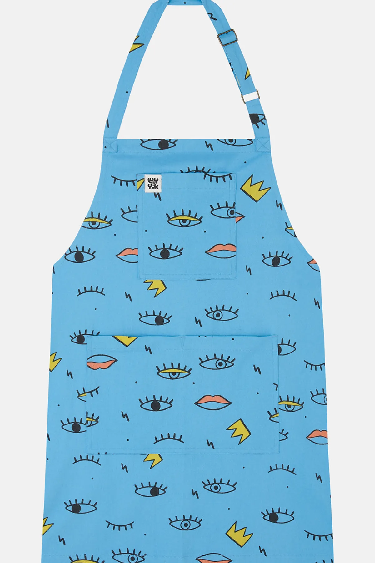 Hot Ada - Cotton Apron in Oko Eyes Print All Accessories|Aprons