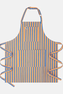 Online Ada - Cotton Apron in Orange & Blue Stripe All Accessories|All Workwear