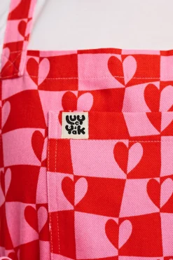 Sale Ada - Cotton Apron in Pink Amore Print All Accessories|All Workwear