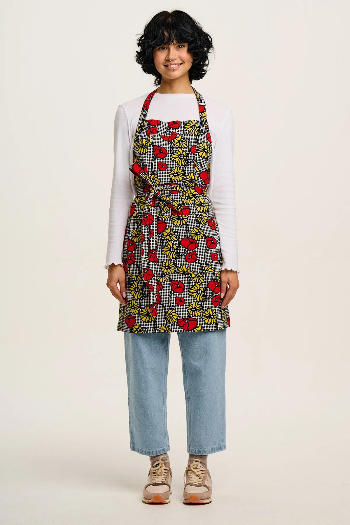 Best Ada - Cotton Apron in Poppy Comic Print All Accessories|All Workwear