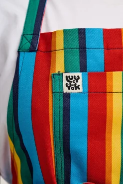 Best Ada - Cotton Apron in Rainbow Print All Accessories|All Workwear