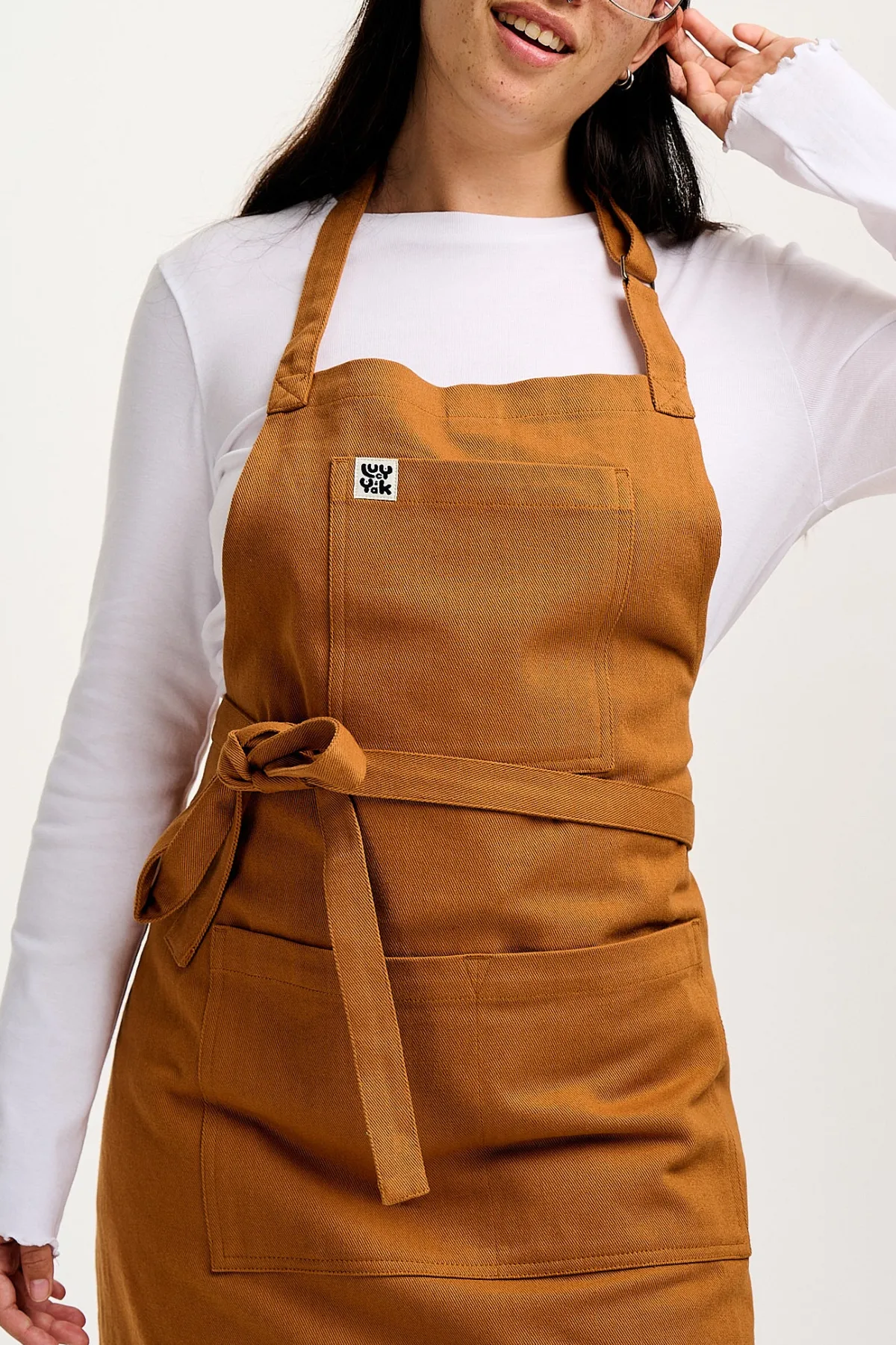 Best Ada - Heavyweight Cotton Apron in Tan All Workwear|Aprons
