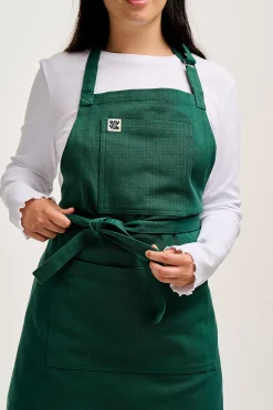 New Ada - Heavyweight Cotton Apron in Posy Green All Workwear|Aprons