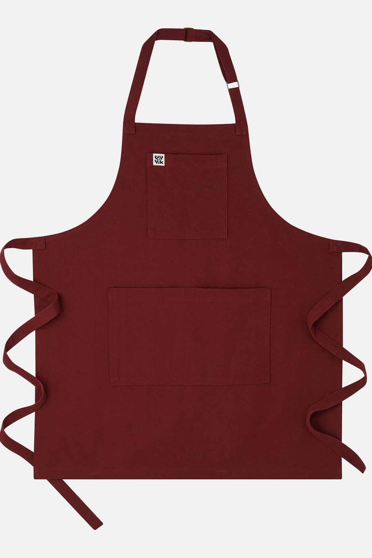 Clearance Ada - Heavyweight Cotton Apron in Maroon All Workwear|Aprons