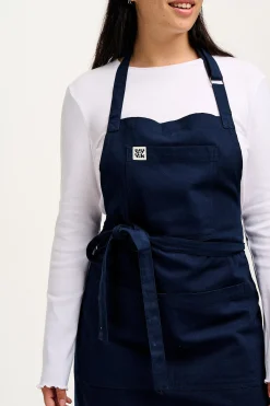 Best Ada - Midweight Cotton Apron in Navy All Workwear|Aprons