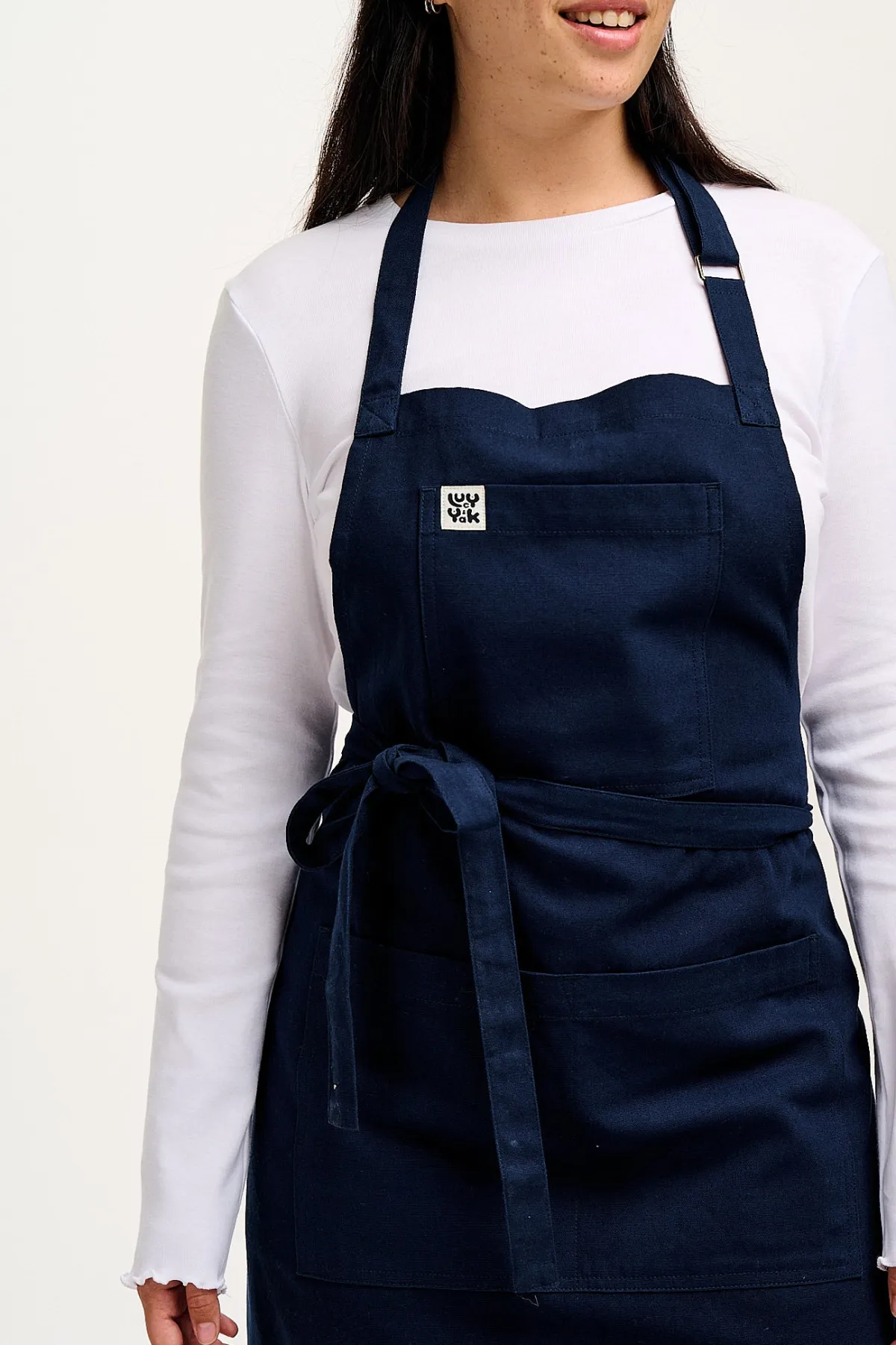 Best Ada - Midweight Cotton Apron in Navy All Workwear|Aprons