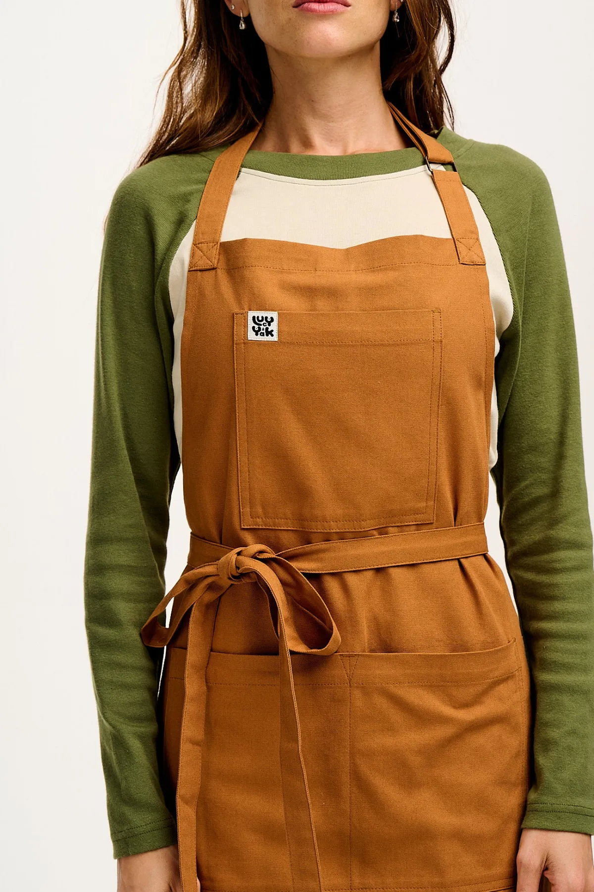 Discount Ada - Midweight Cotton Apron in Tan All Workwear|Aprons