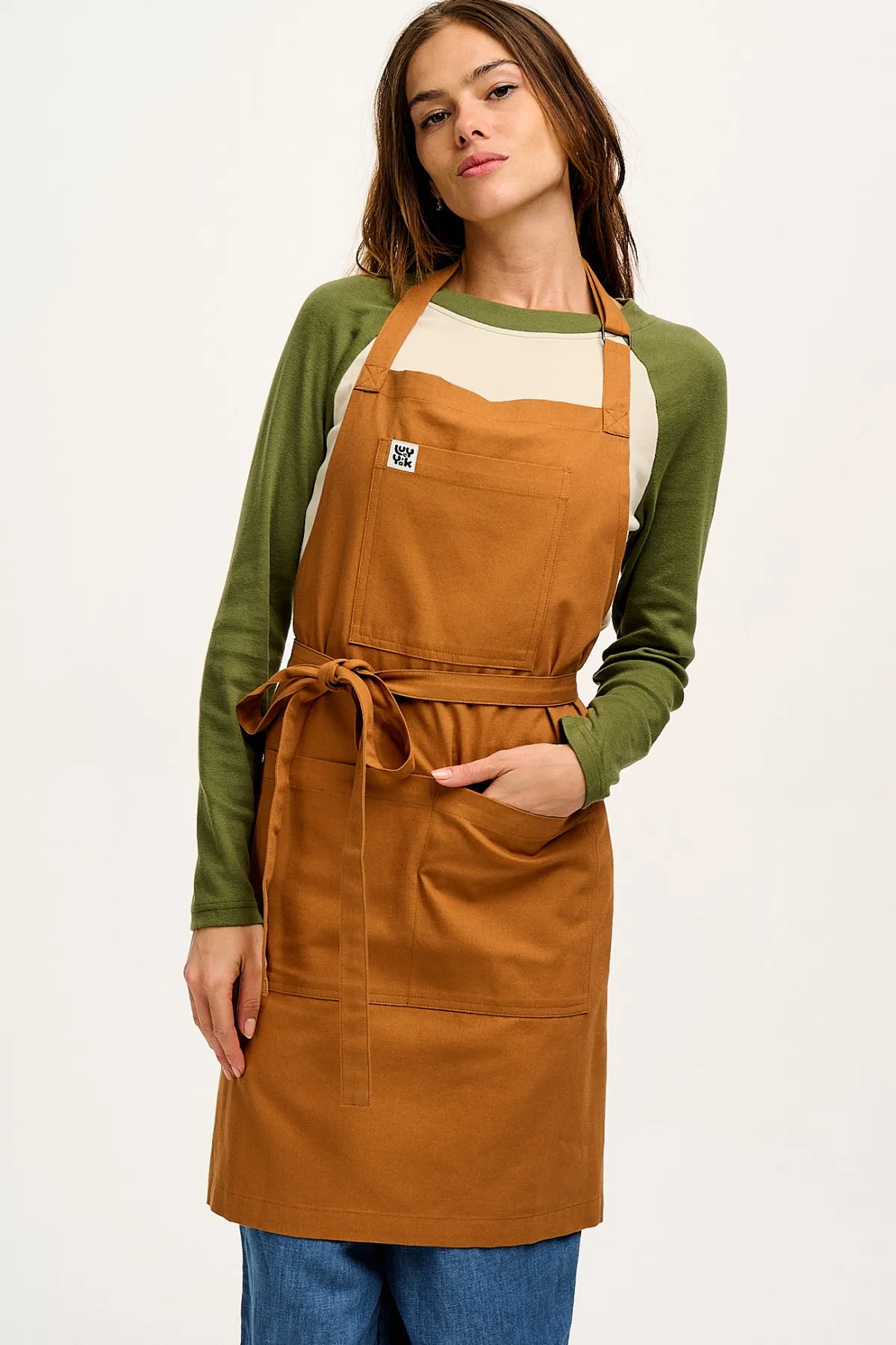 Discount Ada - Midweight Cotton Apron in Tan All Workwear|Aprons