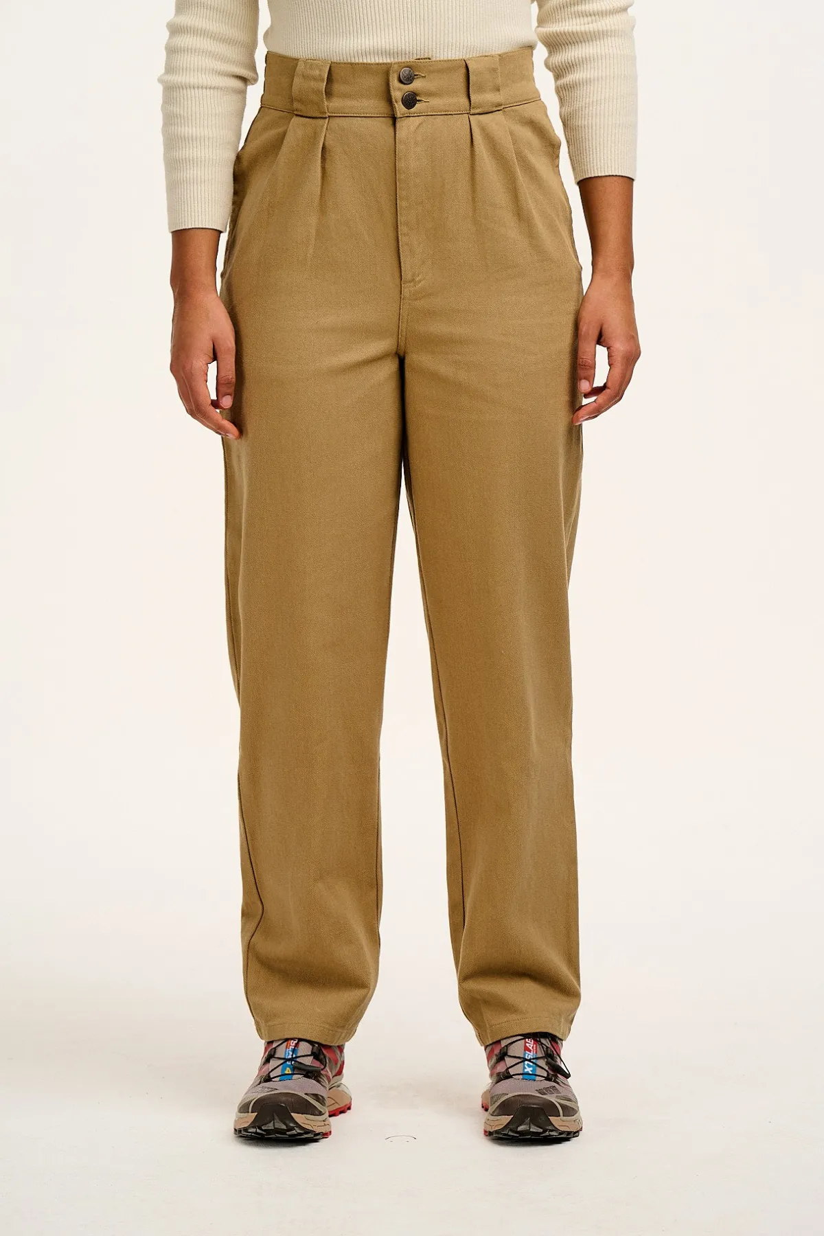 New Addison - Tapered Twill Trousers in Vintage Tan All Bottoms|Trousers