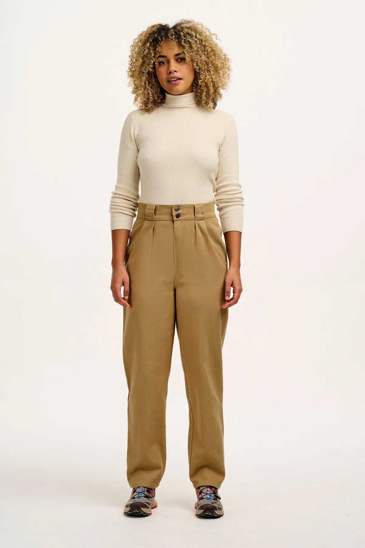 New Addison - Tapered Twill Trousers in Vintage Tan All Bottoms|Trousers