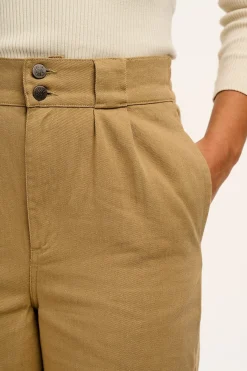New Addison - Tapered Twill Trousers in Vintage Tan All Bottoms|Trousers