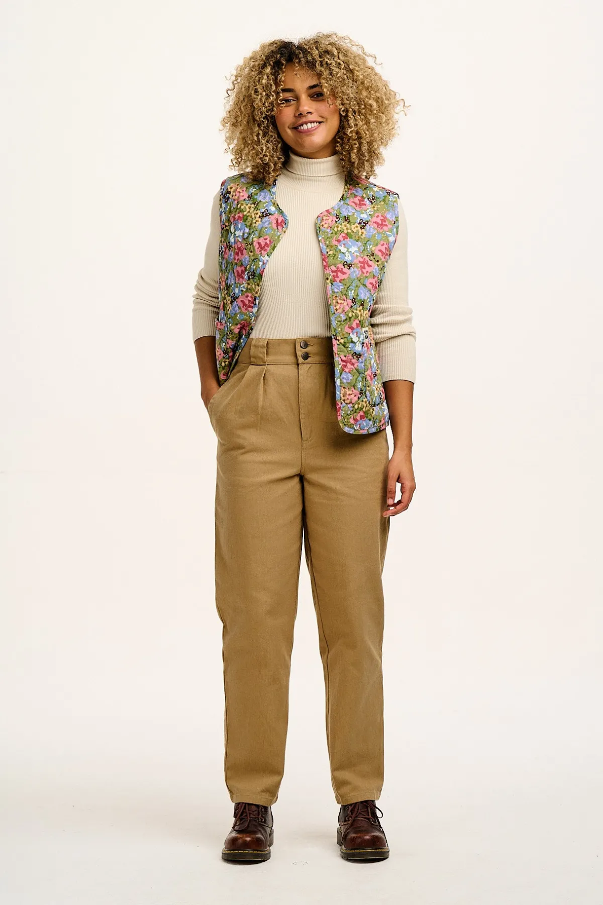 New Addison - Tapered Twill Trousers in Vintage Tan All Bottoms|Trousers