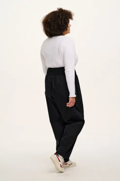 New Alexa - Cotton Trousers in Black All Bottoms|Trousers