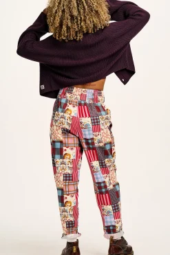 Fashion Alexa - Cotton Trousers in Donita Patchwork All Bottoms|Trousers