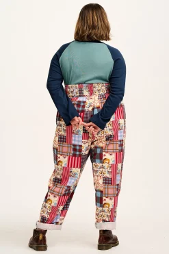 Fashion Alexa - Cotton Trousers in Donita Patchwork All Bottoms|Trousers