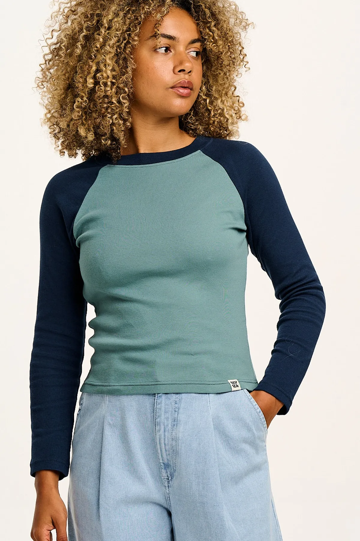 Online Avi - Long Sleeve Raglan Tee in Varsity Block All Tops & Tees|Long Sleeve Tops