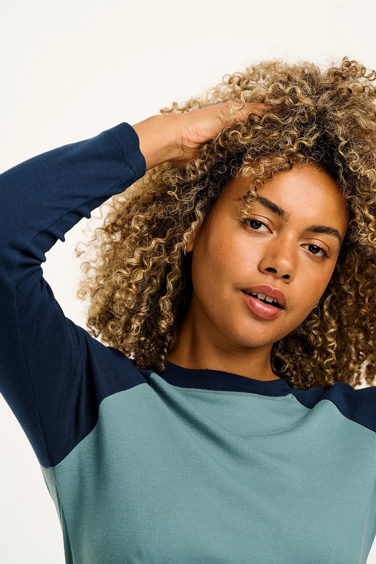 Online Avi - Long Sleeve Raglan Tee in Varsity Block All Tops & Tees|Long Sleeve Tops
