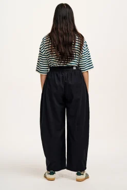 Discount Beau - Balloon Brushed Cotton Trousers in Black All Bottoms|Trousers