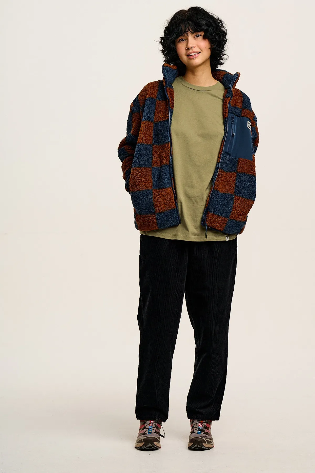 Fashion Billie - Corduroy Trousers in Black All Bottoms|Tall Range