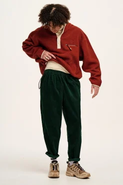 Online Billie - Corduroy Trousers in Posy Green All Bottoms|Tall Range
