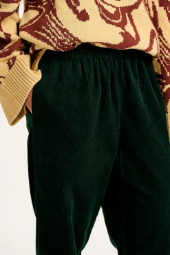 Online Billie - Corduroy Trousers in Posy Green All Bottoms|Tall Range