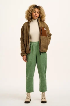 New Billie - Corduroy Trousers in Green Bay All Bottoms|Trousers