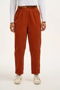 Discount Billie - Corduroy Trousers in Red Clay All Bottoms|Trousers
