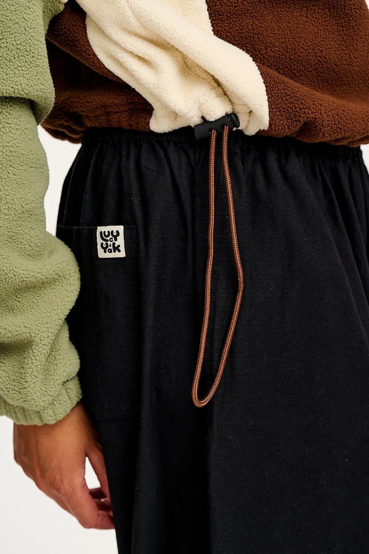 Clearance Blake - Cropped Polar Fleece in Cocoa, Cream & Sage All Outerwear & Knitwear|Fleeces