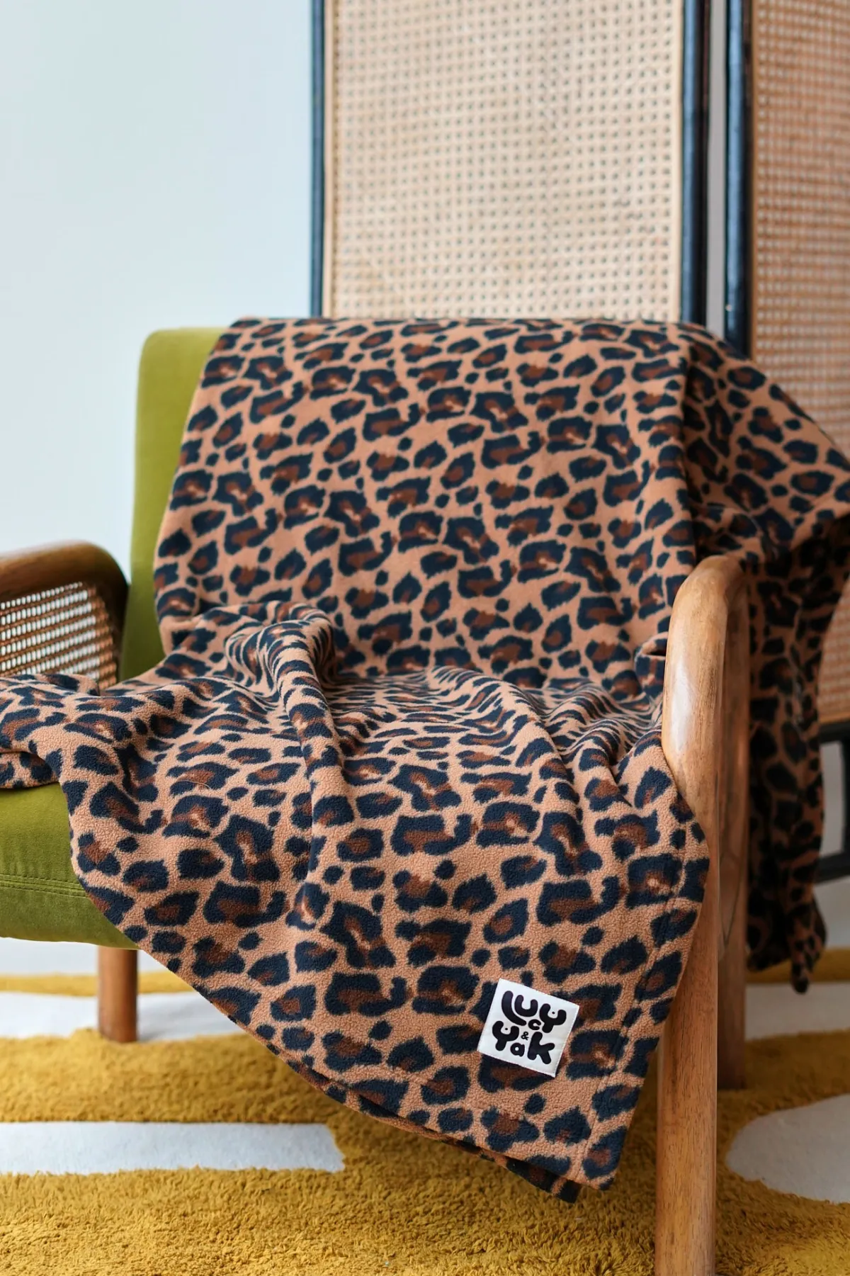 Fashion Braor - Polar Fleece Blanket in Leopard Print All Accessories|All Workwear