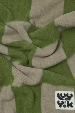 Sale Braor - Polar Fleece Blanket in Green Checkerboard Print All Accessories|All Workwear