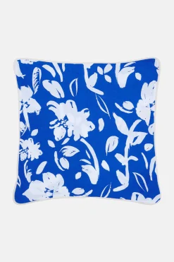 Discount Bruna - Cushion Cover in Blue Bloom Print All Accessories|Homeware