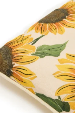 Best Bruna - Cushion Cover in Cream Sunflower Print All Accessories|Homeware
