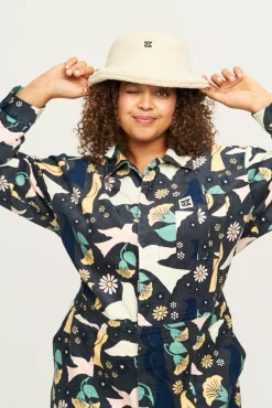 Fashion Carmen - Corduroy Jumpsuit in Skylar Print All Jumpsuits
