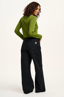 Online Carter - High Waisted Jeans in Black Wash All Bottoms|Jeans