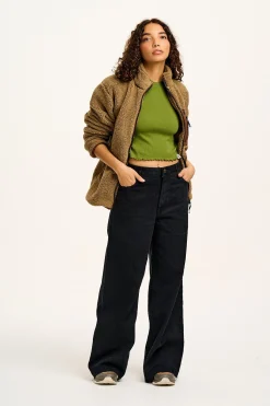 Online Carter - High Waisted Jeans in Black Wash All Bottoms|Jeans