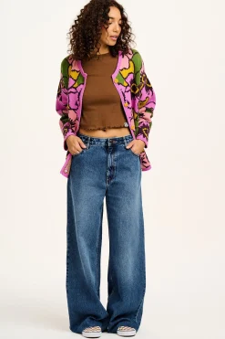 Outlet Carter - High Waisted Jeans in Vintage Wash Blue All Bottoms|Jeans