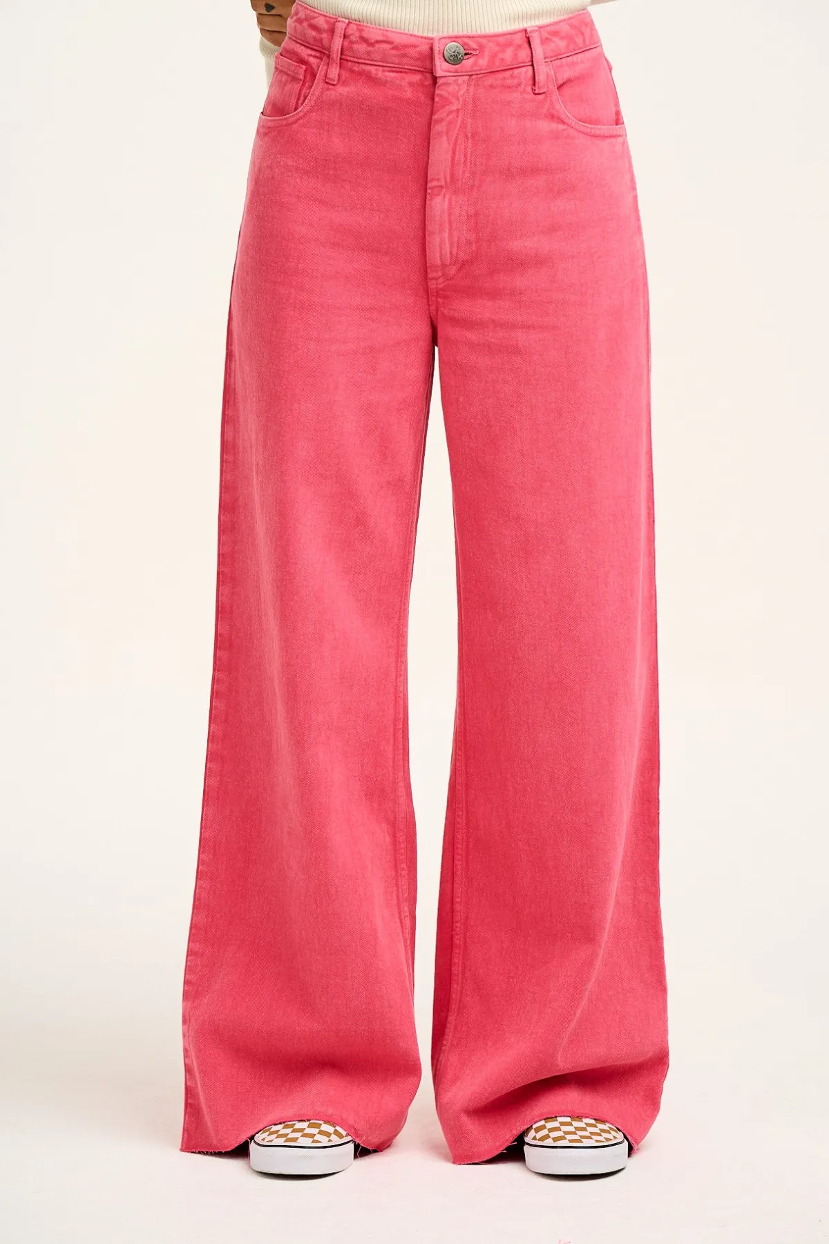 New Carter - High Waisted Jeans in Pink Wash All Bottoms|Jeans