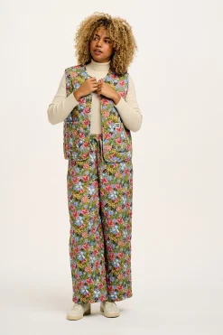 Online Chester - Quilted Cotton Trousers in Elsinore Floral Print All Bottoms