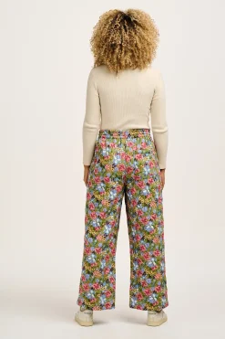 Online Chester - Quilted Cotton Trousers in Elsinore Floral Print All Bottoms
