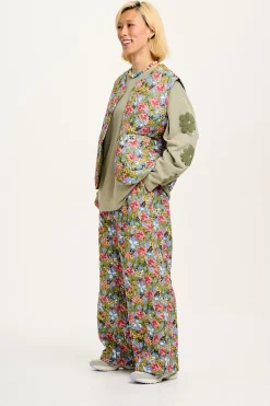 Online Chester - Quilted Cotton Trousers in Elsinore Floral Print All Bottoms