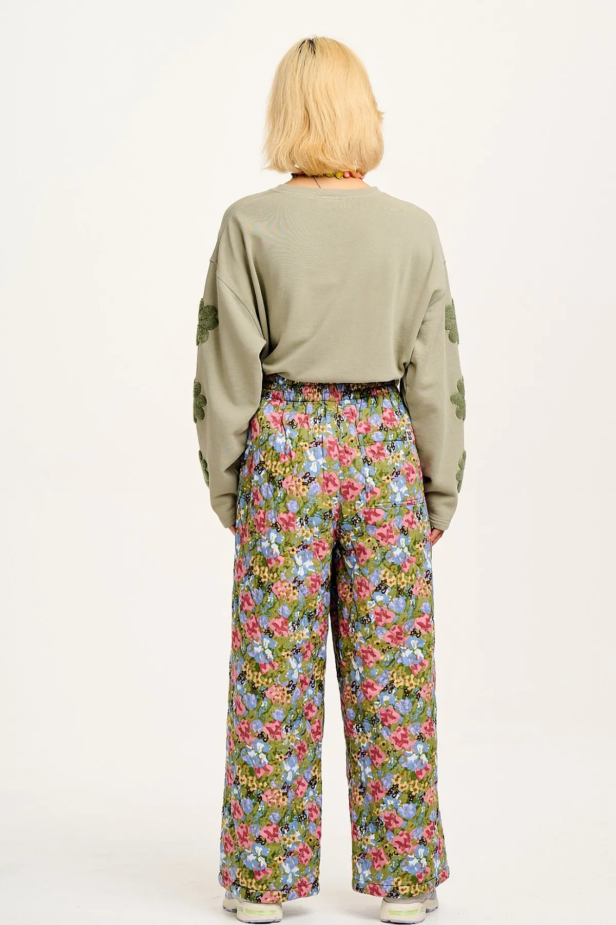 Online Chester - Quilted Cotton Trousers in Elsinore Floral Print All Bottoms