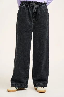 Clearance Cody - Paper Bag Jeans in Grey Wash Denim All Bottoms|Jeans