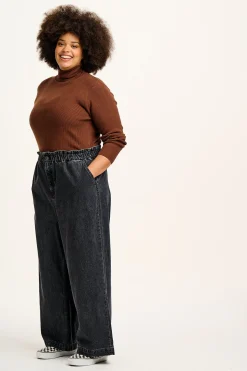 Clearance Cody - Paper Bag Jeans in Grey Wash Denim All Bottoms|Jeans