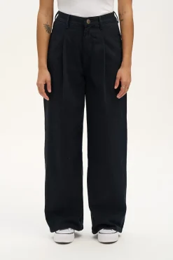Discount Cole - Baggy Wide Leg Denim Jeans in Black All Bottoms|Jeans